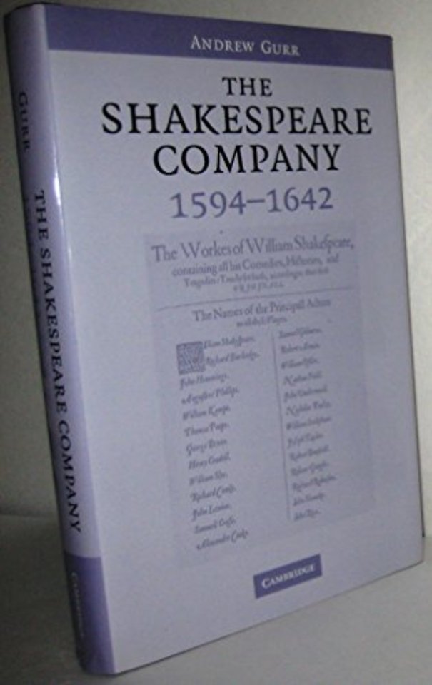 The Shakespeare Company, 1594–1642