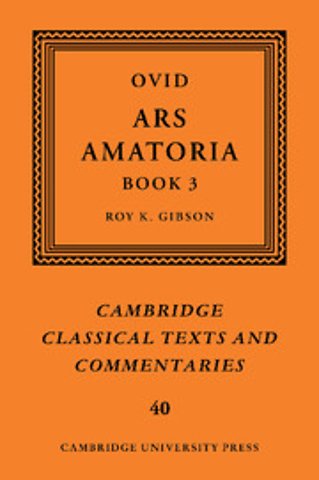 Ovid: Ars Amatoria, Book III