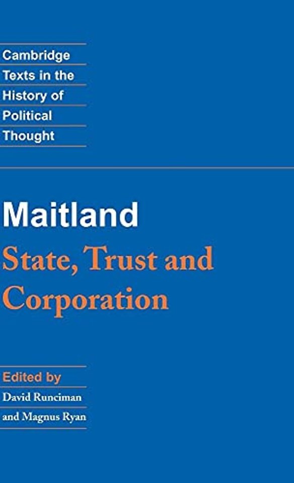 Maitland: State, Trust and Corporation