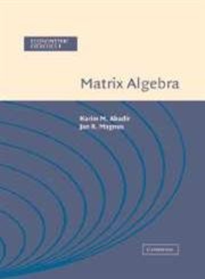 Matrix Algebra