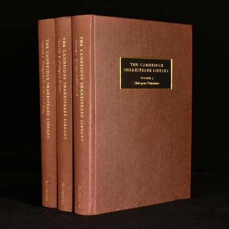 The Cambridge Shakespeare Library 3 Volume Hardback Set