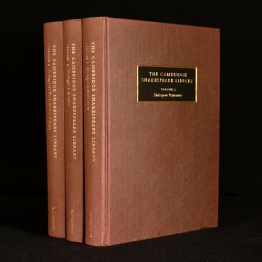 The Cambridge Shakespeare Library 3 Volume Hardback Set
