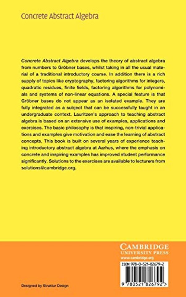 Concrete Abstract Algebra