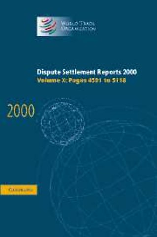 Dispute Settlement Reports 2000