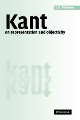 Kant on Representation and Objectivity