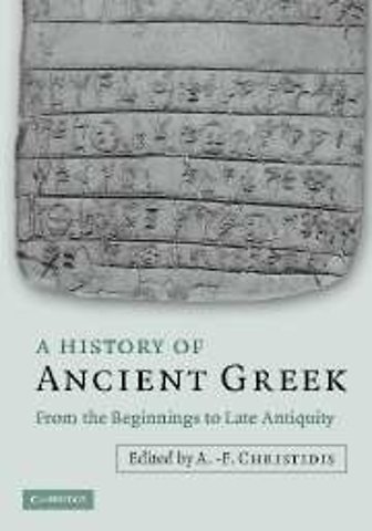 A History of Ancient Greek