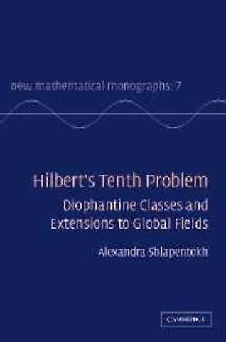 Hilbert's Tenth Problem