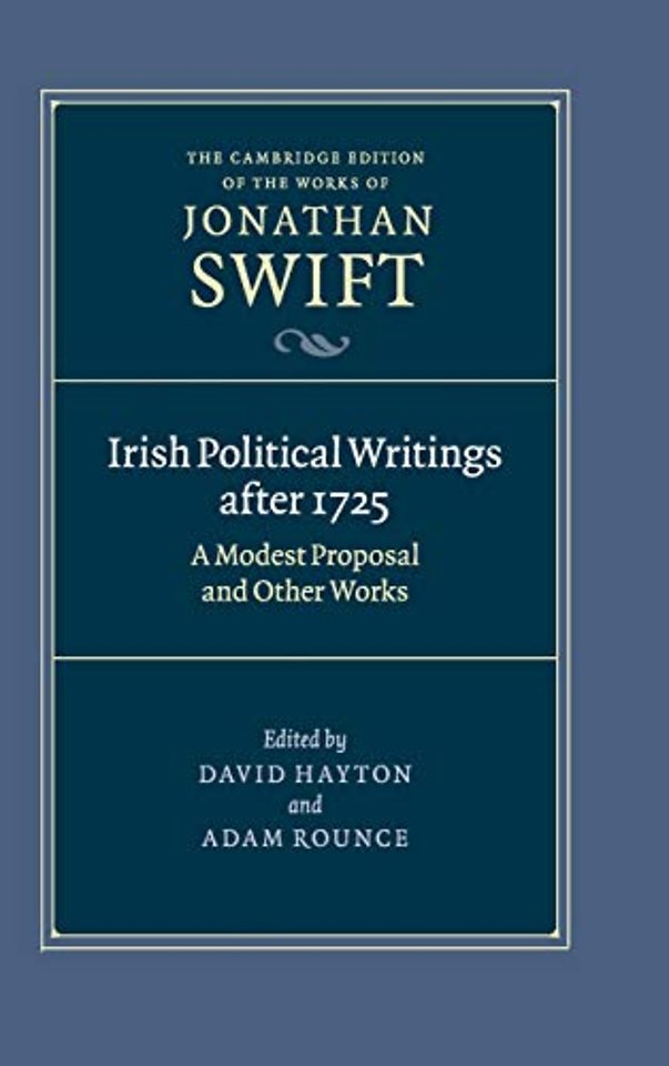 Irish Political Writings after 1725