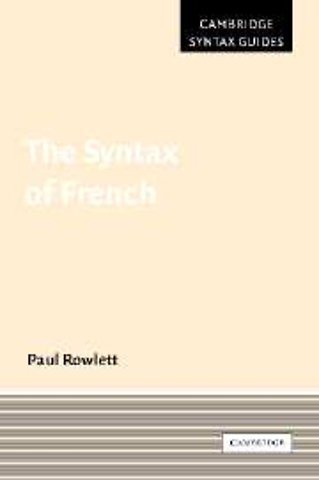 The Syntax of French
