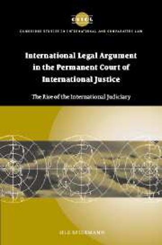 International Legal Argument in the Permanent Court of International Justice