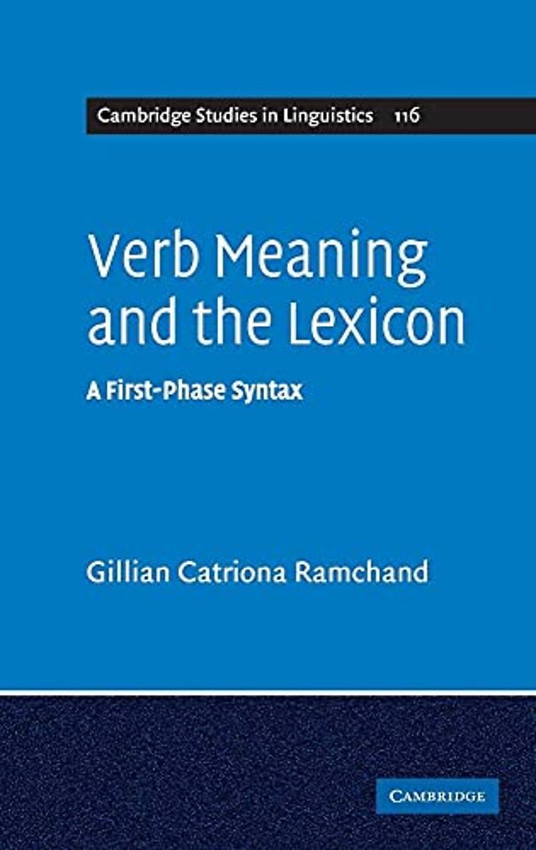 Verb Meaning and the Lexicon