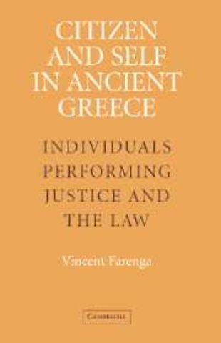 Citizen and Self in Ancient Greece