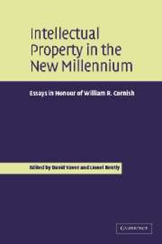 Intellectual Property in the New Millennium