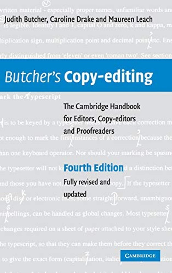 Butcher's Copy-editing
