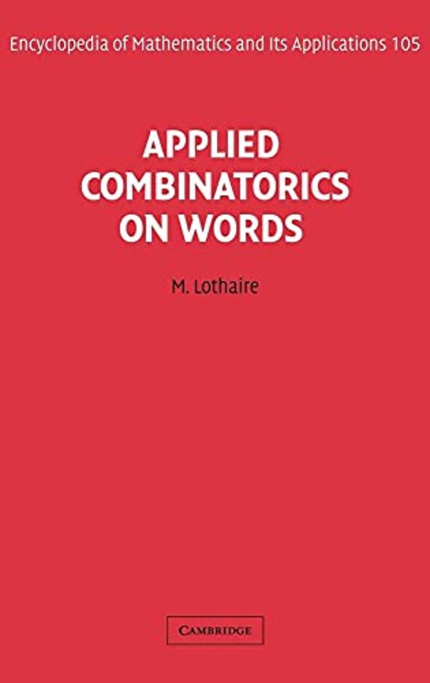 Applied Combinatorics on Words
