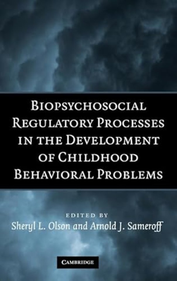 Biopsychosocial Regulatory Processes in the Development of Childhood Behavioral Problems