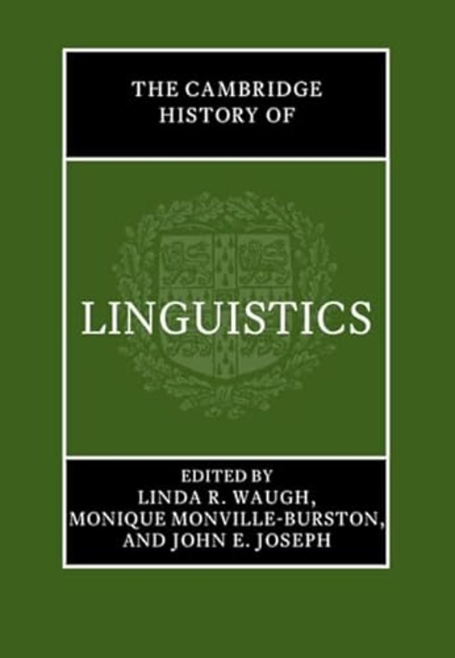 The Cambridge History of Linguistics