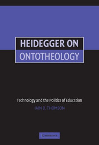 Heidegger on Ontotheology