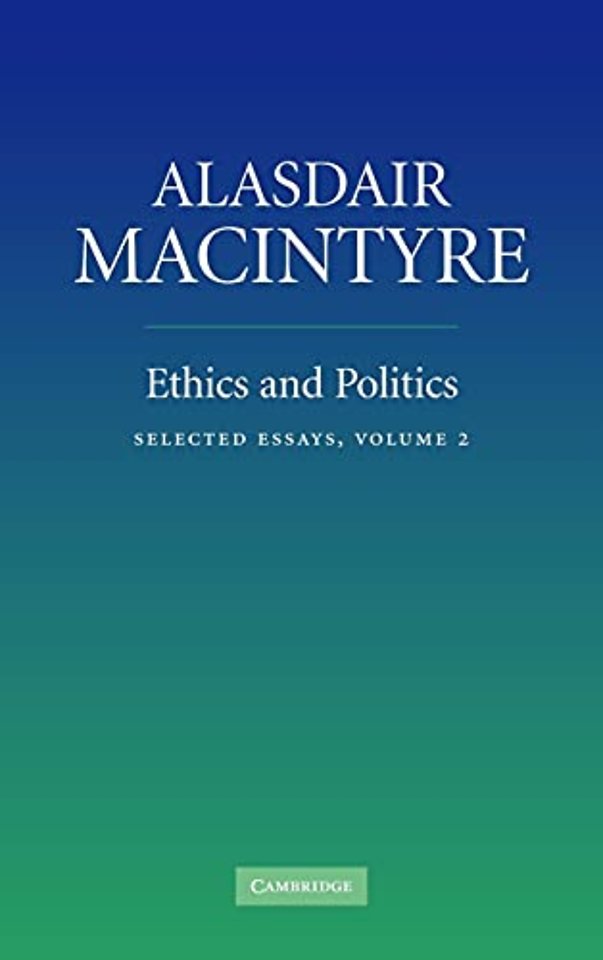 Ethics and Politics: Volume 2