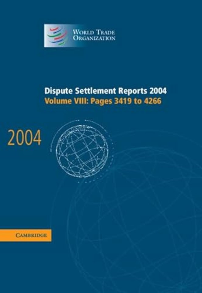 Dispute Settlement Reports 2004