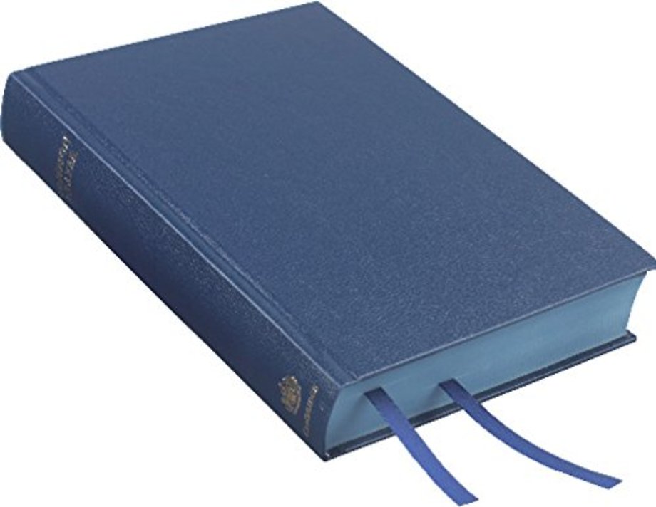 Book Of Common Prayer Desk Edition Blue Imitation Leather HB