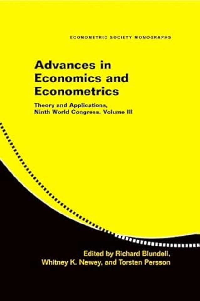 Advances in Economics and Econometrics: Volume 3
