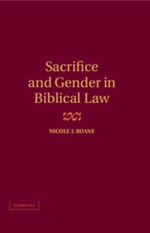 Sacrifice and Gender in Biblical Law