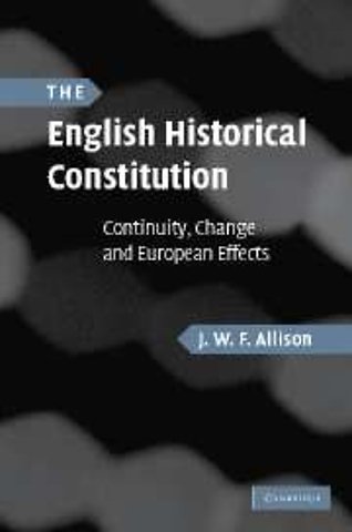 The English Historical Constitution