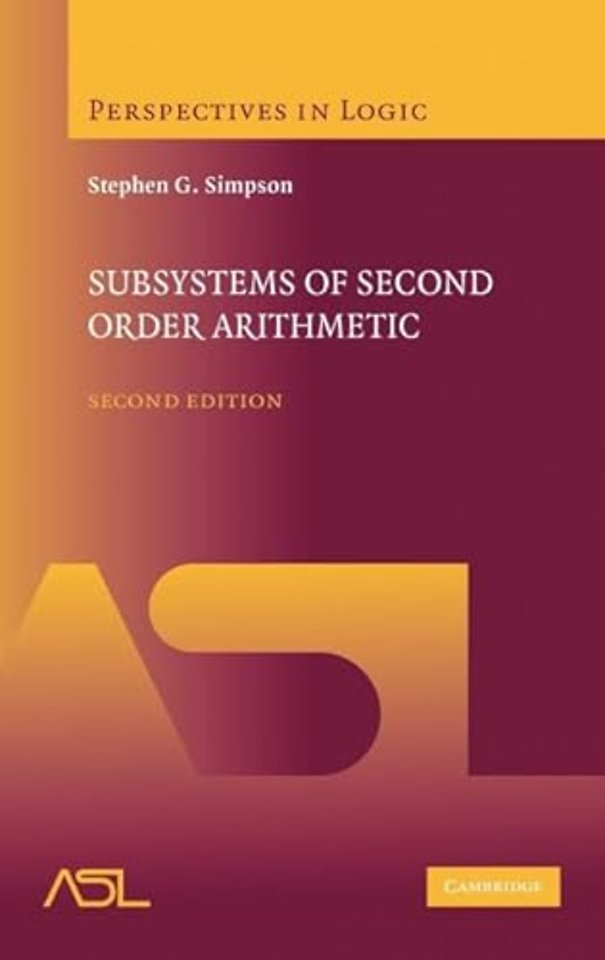 Subsystems of Second Order Arithmetic