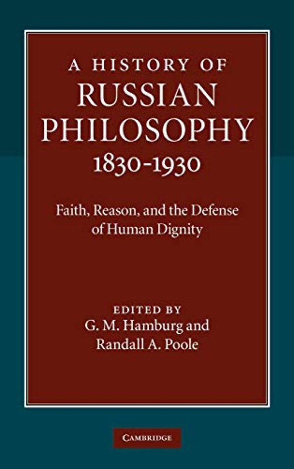 A History of Russian Philosophy 1830–1930