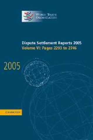 Dispute Settlement Reports 2005