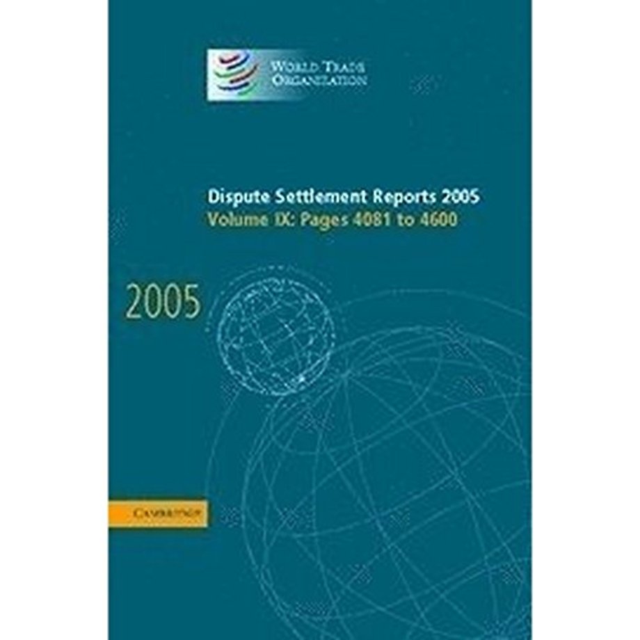Dispute Settlement Reports 2005