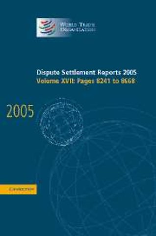 Dispute Settlement Reports 2005