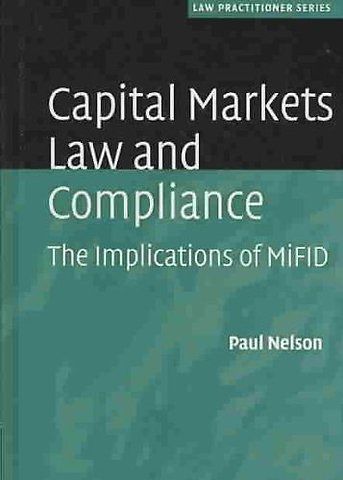 Capital Markets Law and Compliance