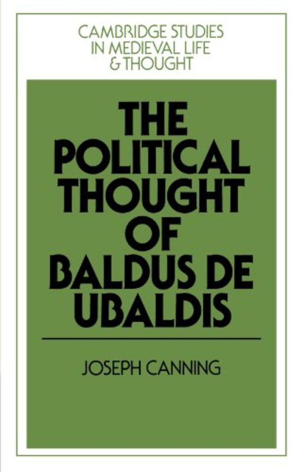 The Political Thought of Baldus de Ubaldis