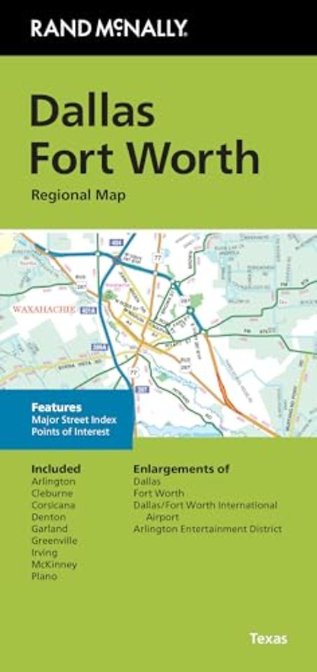Rand McNally Folded Map: Dallas Fort Worth Regional Map