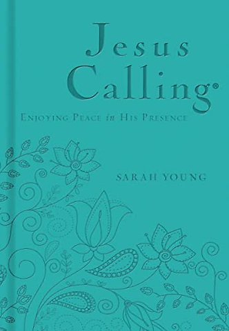 Jesus Calling, Teal Leathersoft, with Scripture References