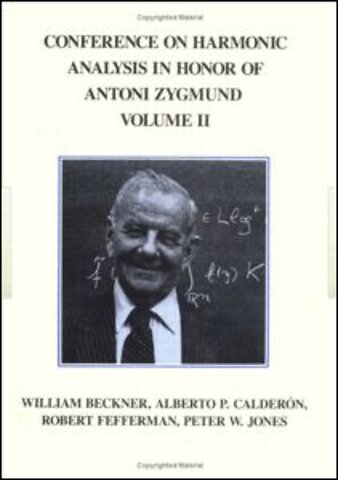 Conference Harmonic Analysis, Volume II