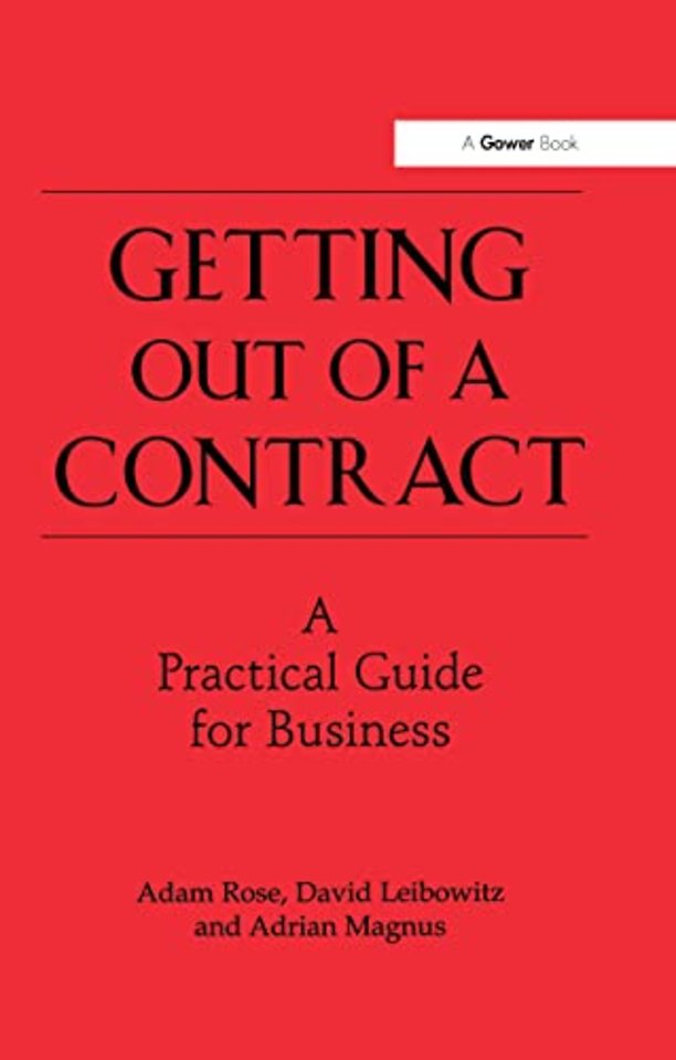Getting Out of a Contract - A Practical Guide for Business