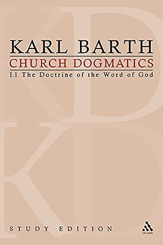 Church Dogmatics Study Edition 1