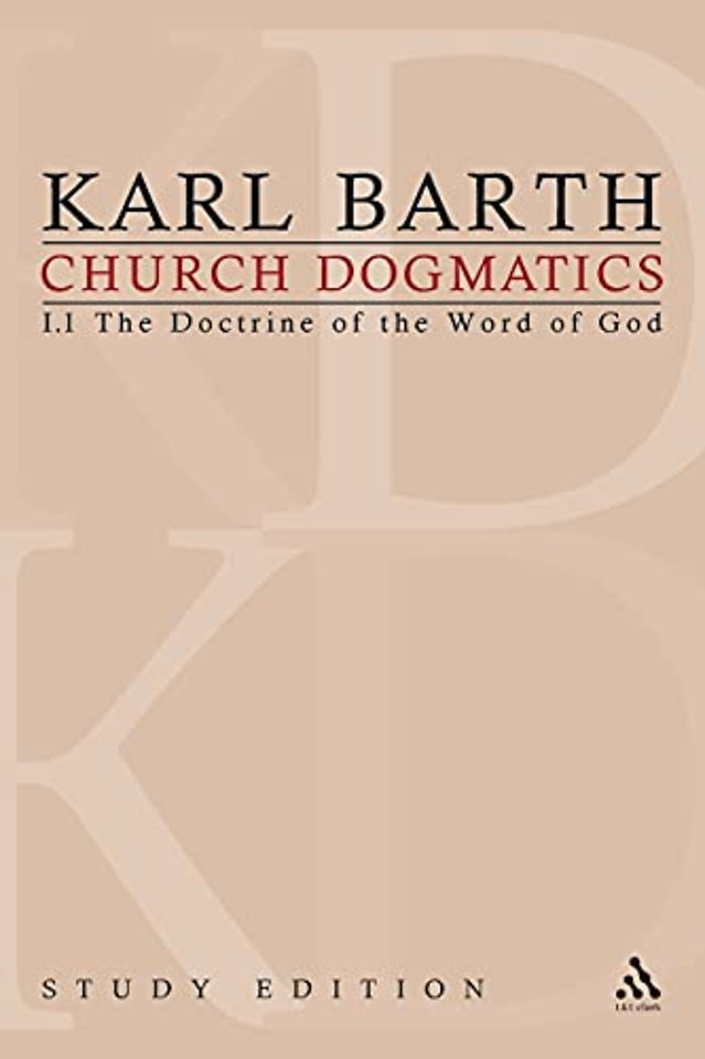 Church Dogmatics Study Edition 1