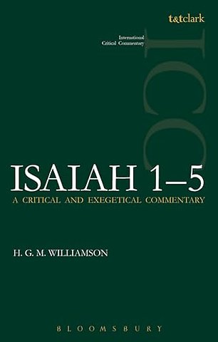 Isaiah 1-5 (ICC)