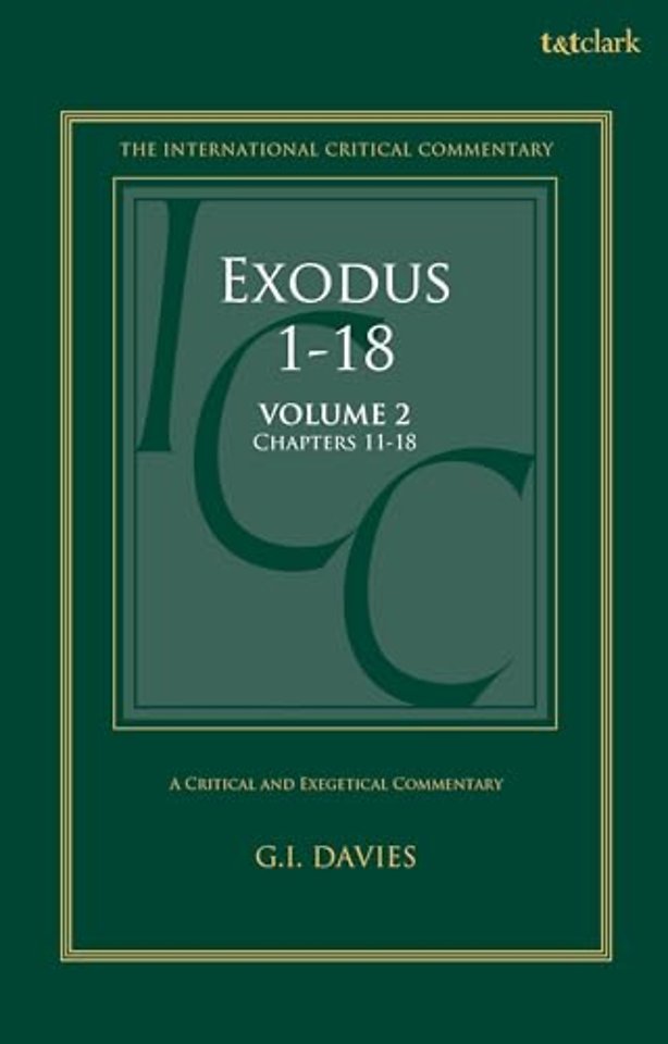 Exodus 1-18: A Critical and Exegetical Commentary