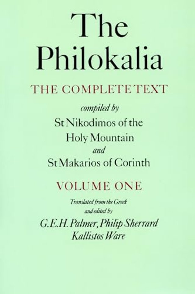 The Philokalia Vol 1