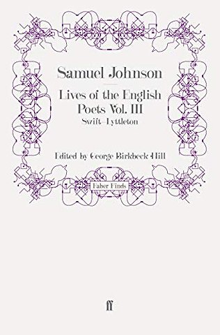 Lives of the English Poets Vol. III