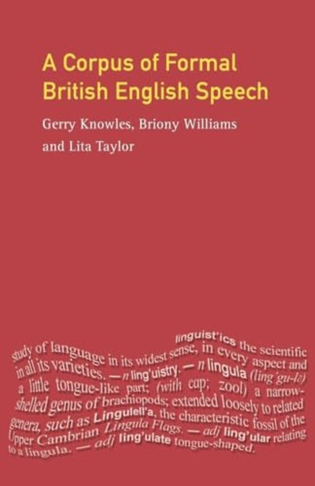 Corpus of Formal British English Speech