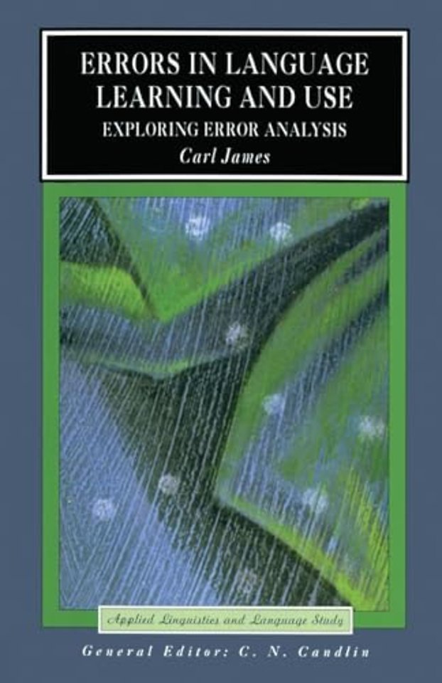 Errors in Language Learning and Use