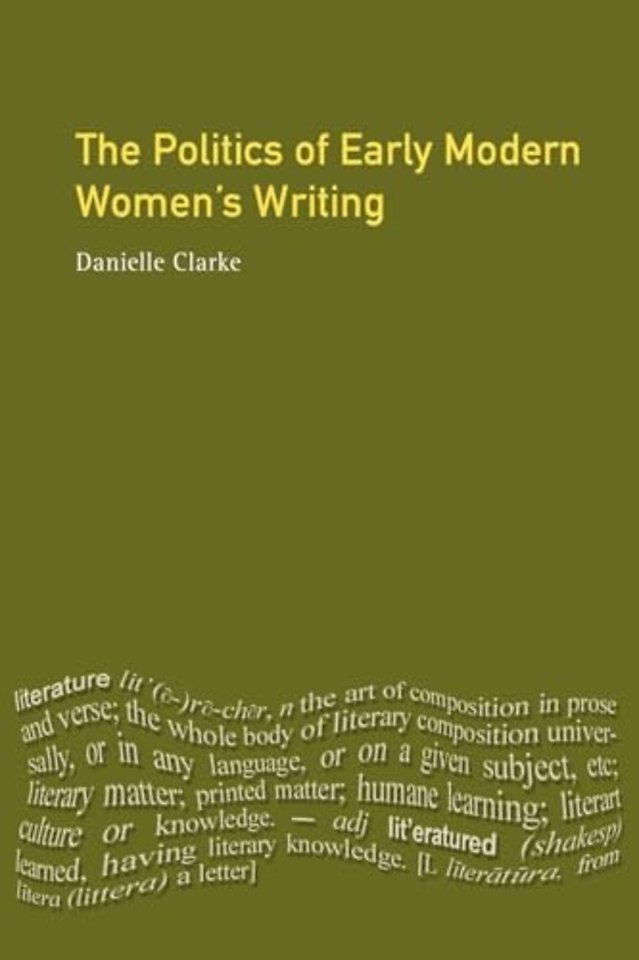 Politics of Early Modern Women's Writing