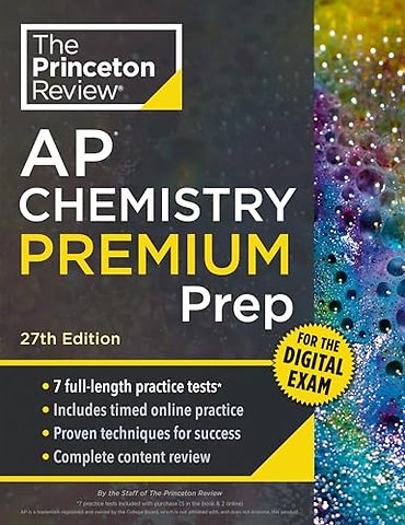 Princeton Review AP Chemistry Premium Prep, 27th Edition