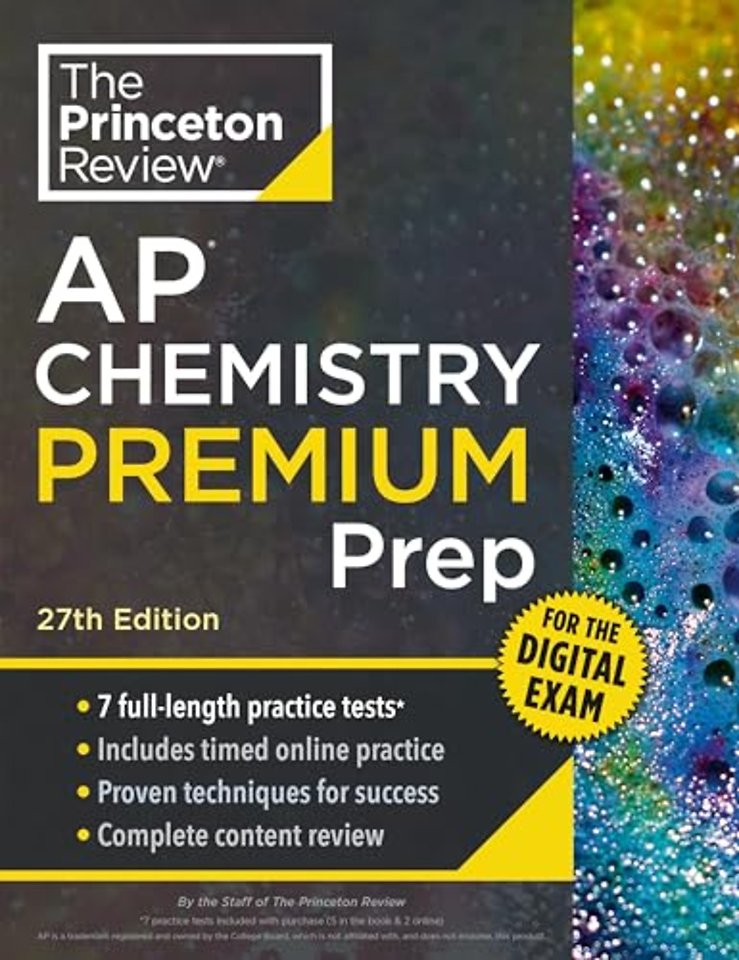 Princeton Review AP Chemistry Premium Prep, 27th Edition
